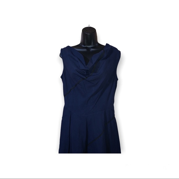 Prairie Underground sleeveless cowl neck dress - Picture 4 of 6